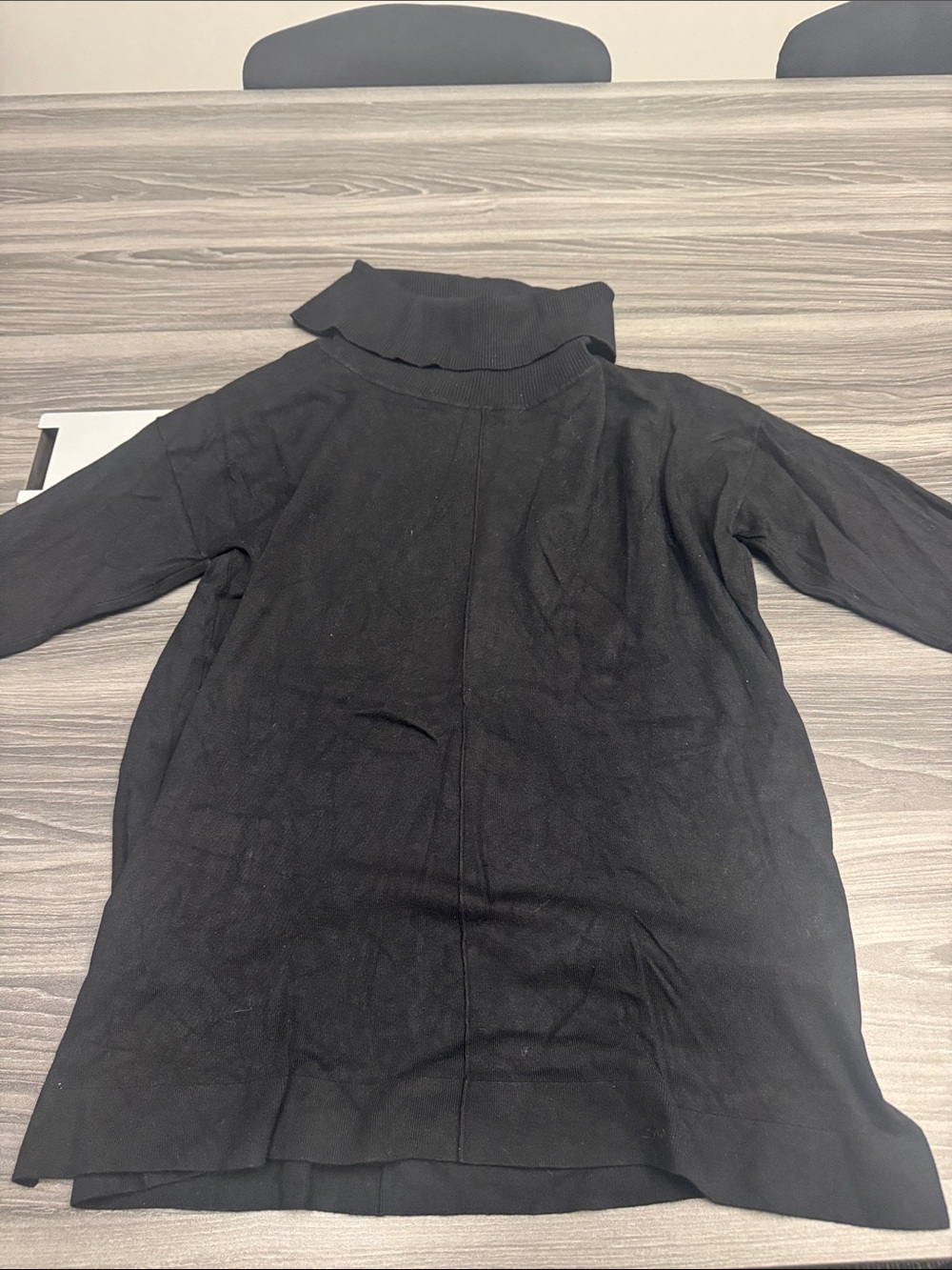 Anne Klein Black Cowl Neck Sweater